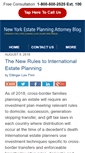 Mobile Screenshot of newyorkestateplanninglawyerblog.com