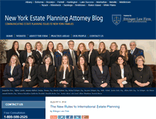 Tablet Screenshot of newyorkestateplanninglawyerblog.com
